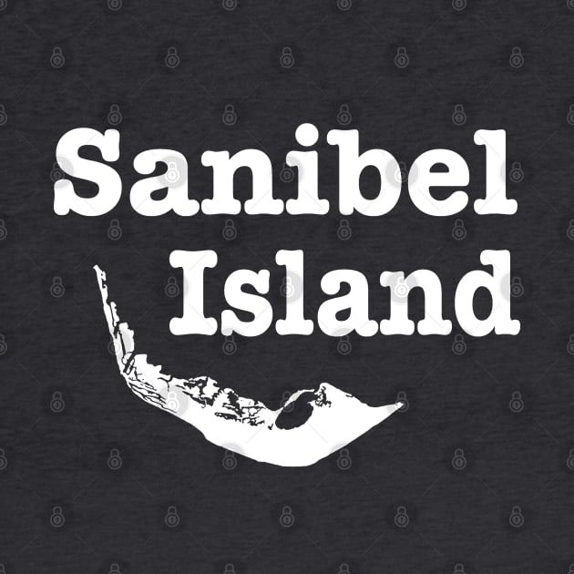 Sanibel Island Outline by Trent Tides